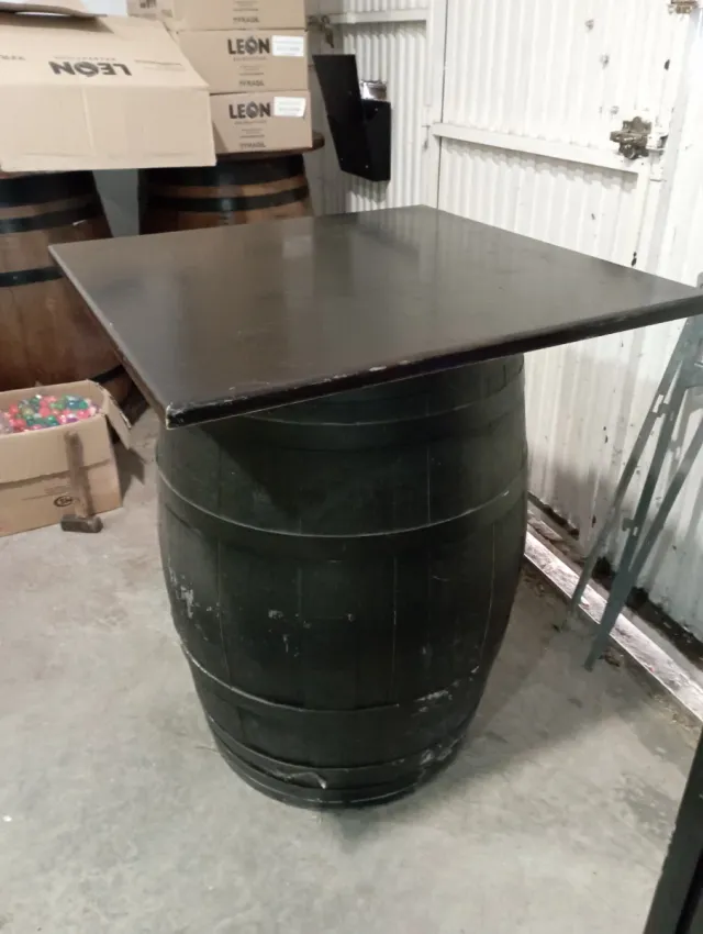 Mesa Barrica Barril 1m Alto