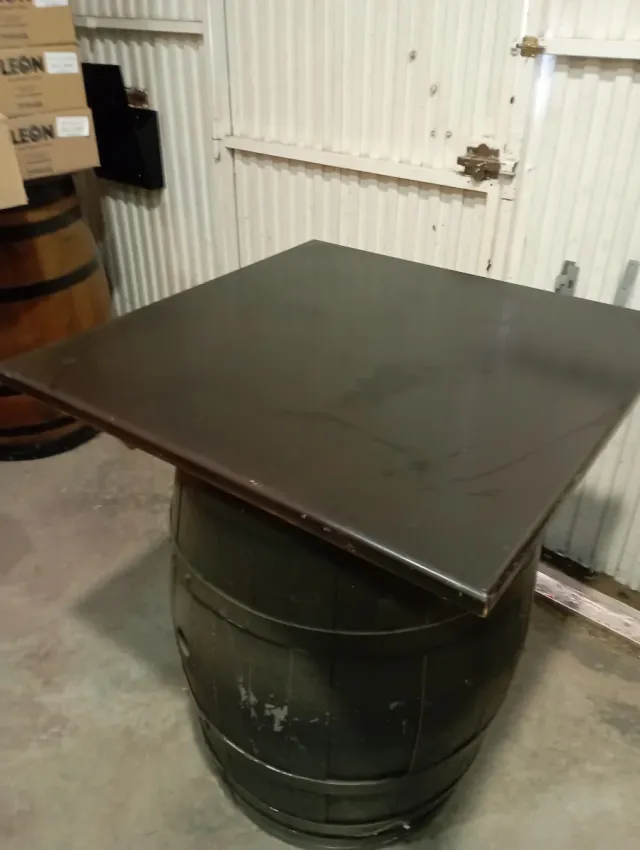 Mesa Barrica Barril 1m Alto