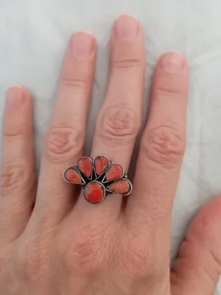 Anillo Plata 1ª Ley Coral