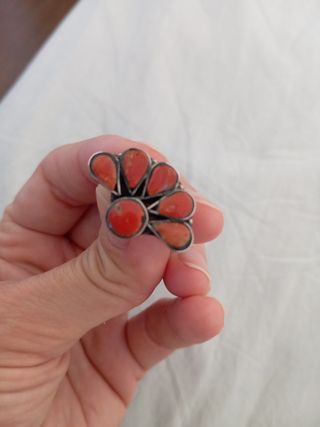 Anillo Plata 1ª Ley Coral