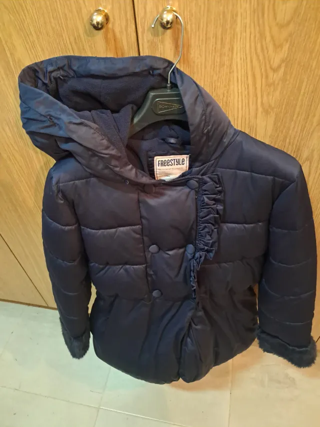 Plumífero azul FREESTYLE