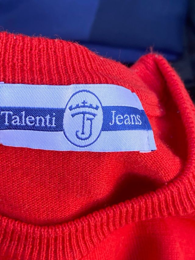 Jersey Talenti Lana Rojo