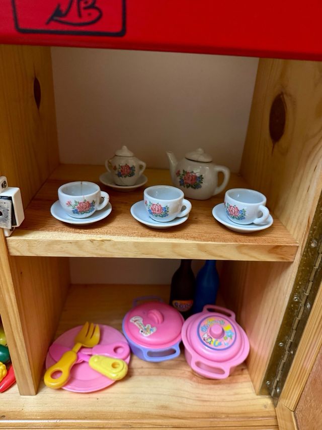 Cocina grande de juguete madera pino