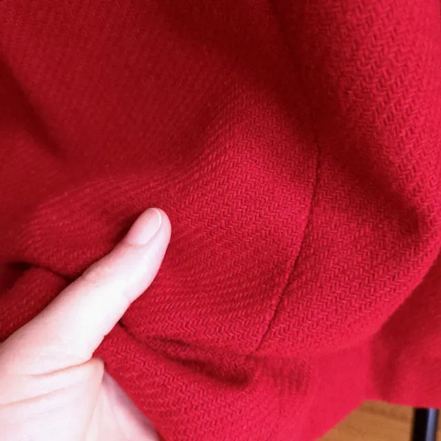 Cappotto vintage rosso