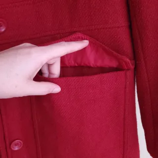 Cappotto vintage rosso