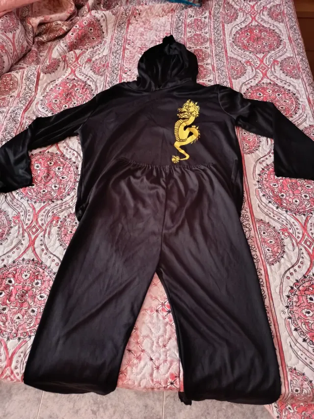 Disfraz Ninja Dragón Negro Talla 8-10