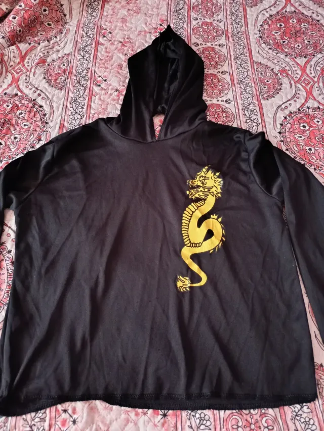 Disfraz Ninja Dragón Negro Talla 8-10