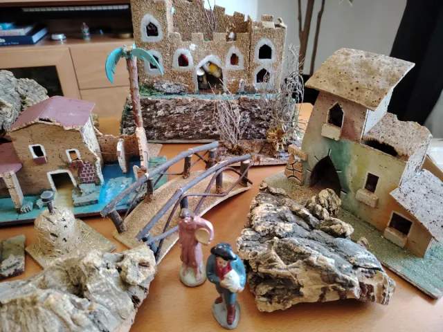 Belén antiguo completo