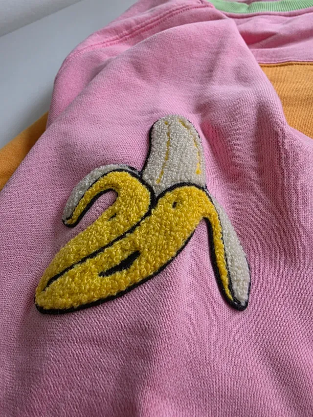 Sudadera Grimey Talla M Rosa/Amarilla/Gris