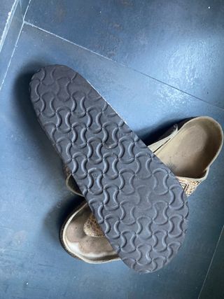 Sandalias Birkenstock Talla 42 Animal Print Dorado