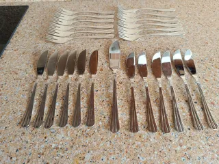 25 Posate per pesce in acciaio inossidabile 18x10