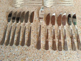 25 Posate per pesce in acciaio inossidabile 18x10