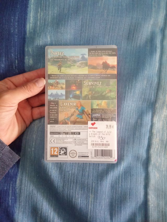 Zelda Breath of the Wild Nintendo Switch