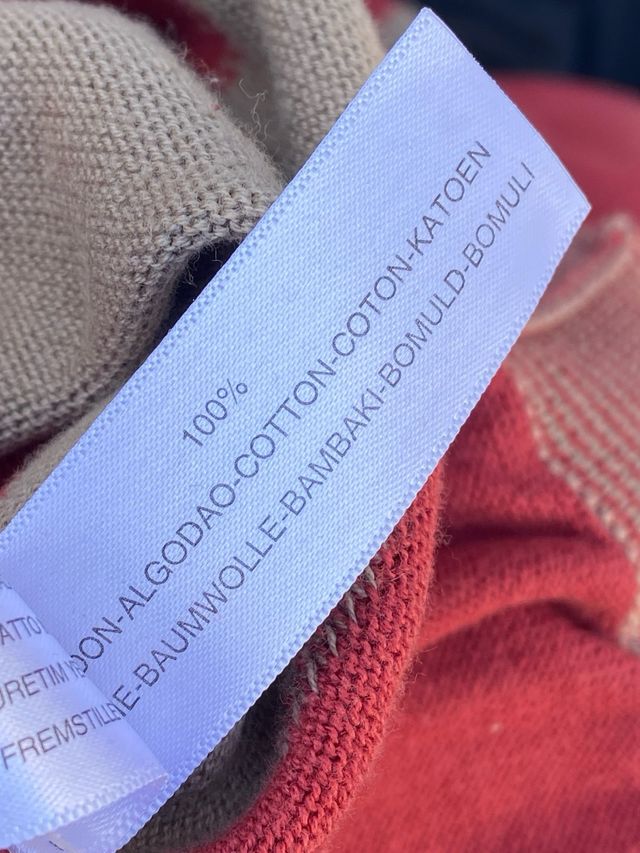 Jersey Puro Ego Rombo Rojo y Beige