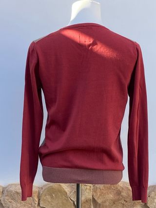 Jersey Puro Ego Rombo Rojo y Beige