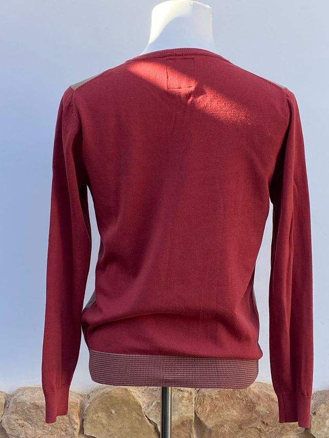 Jersey Puro Ego Rombo Rojo y Beige