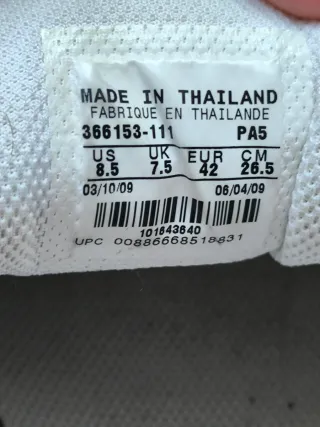 Zapatillas Nike Dart 7 Blancas y Plateadas