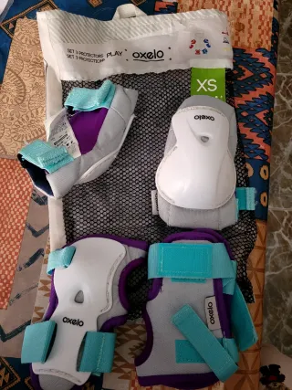 Protecciones patinaje Oxelo niña Talla XS