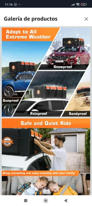 Cofre de techo Sailnovo 580L nuevo¡¡