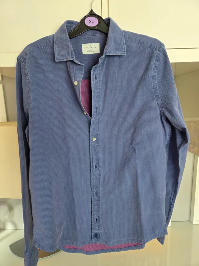 Camisa Scalpers Azul Talla 16 años