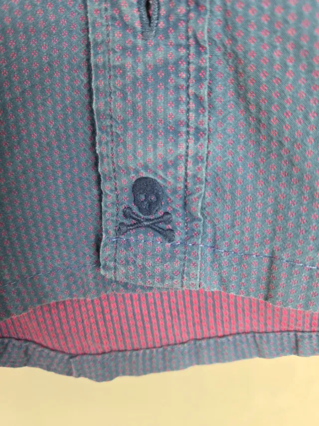 Camisa Scalpers Azul Talla 16 años