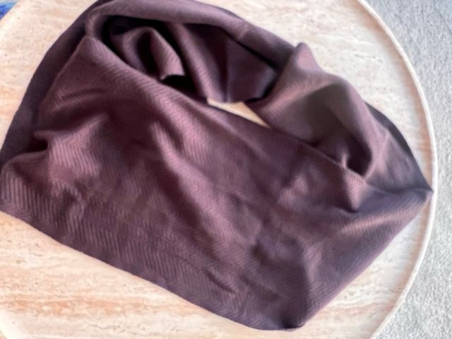 Bufanda OVS Marrón/Morado Chevron