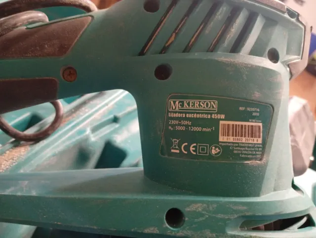 Lijadora excéntrica McKerson 450W
