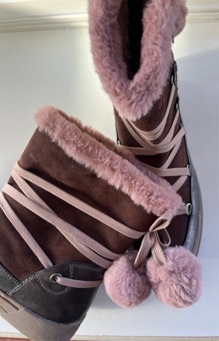 Botas Xti Kids Marrón Chocolate y Rosa