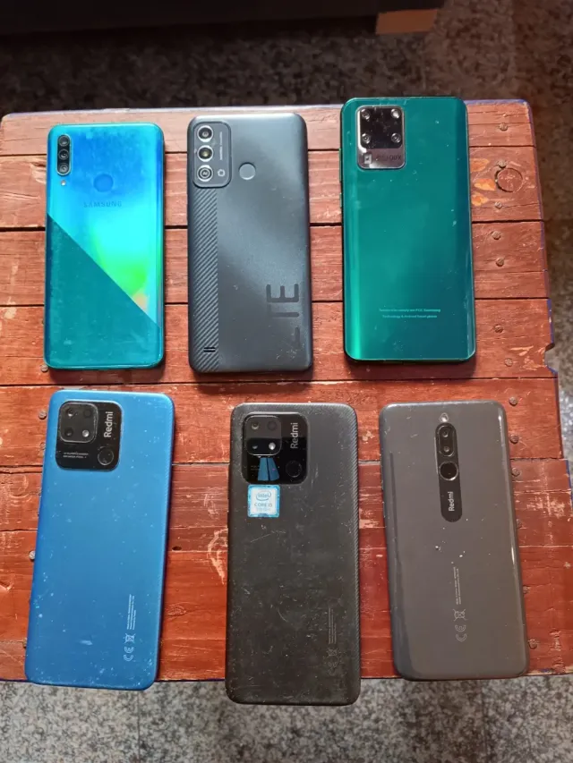 Lote 6 móviles para piezas