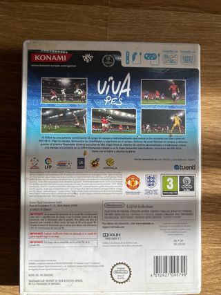 Juego Wii Pro Evolution Soccer 2013