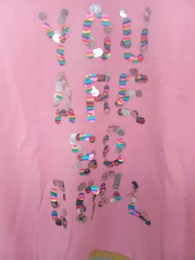 Sudadera niña lentejuelas colores