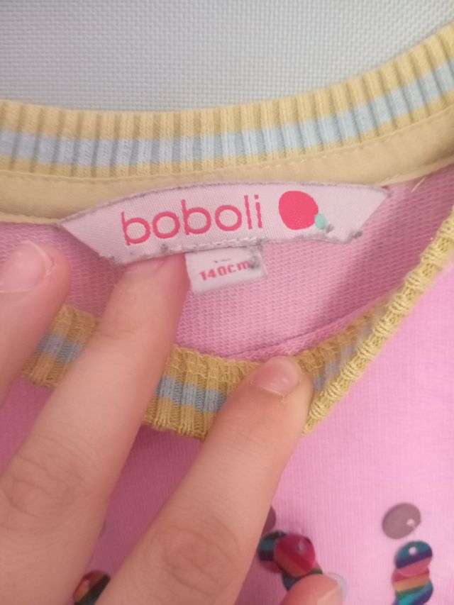 Sudadera niña lentejuelas colores