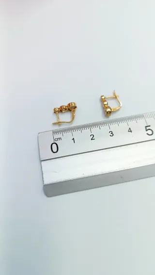Pendientes de oro de 18kt.