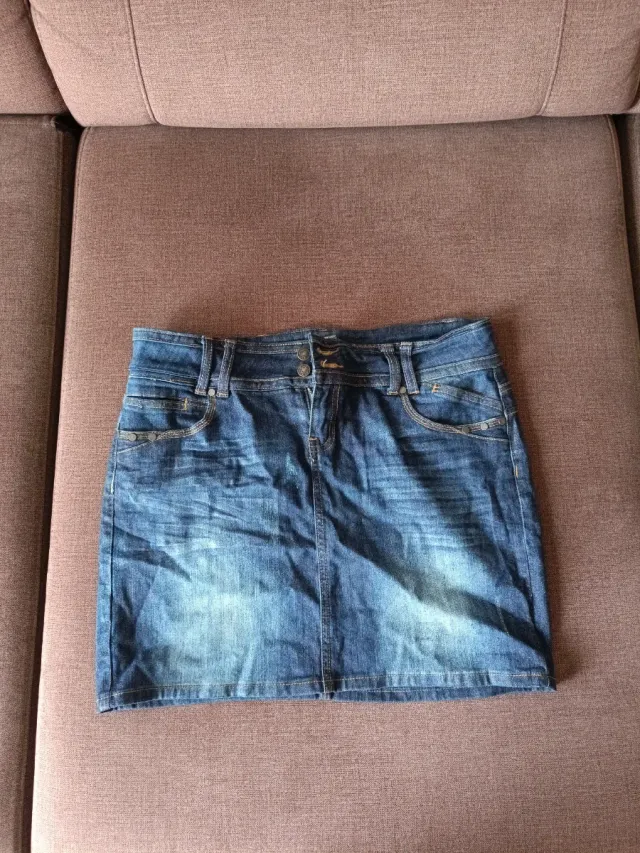 Falda tejana Promod Talla 44