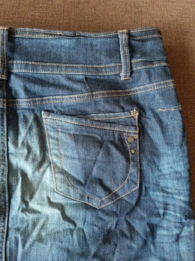 Falda tejana Promod Talla 44