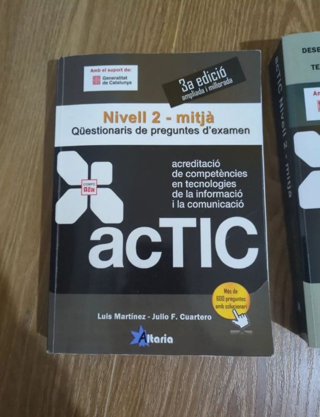 Certificacions ACTIC: Nivell 2 - Mitjà (Catalan...