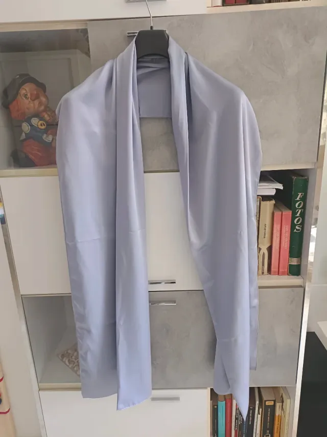 Chal tipo Pashmina ceremonia color lavanda