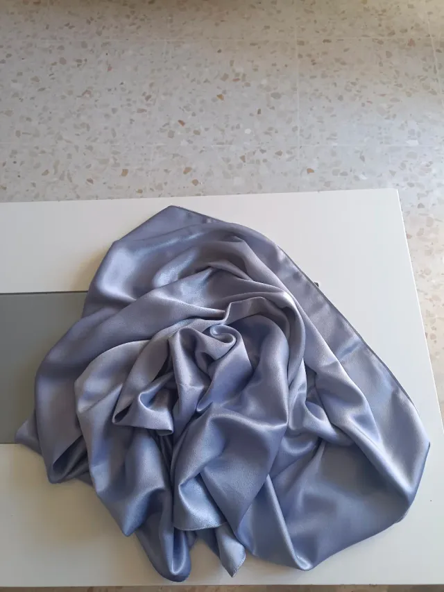 Chal tipo Pashmina ceremonia color lavanda