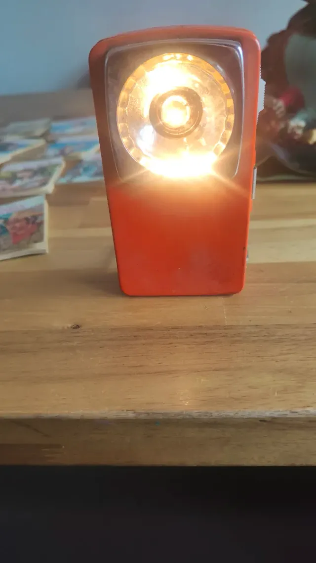 Lanterna Vintage Arancione - Funziona!