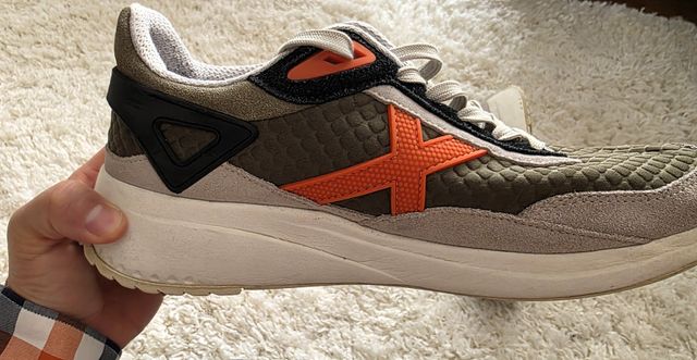 Zapatillas Munich Tip Talla 41 Verde Naranja