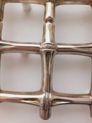 Salvamantel extensible vintage, plata.