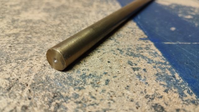 3x Barras macizas bronce/latón