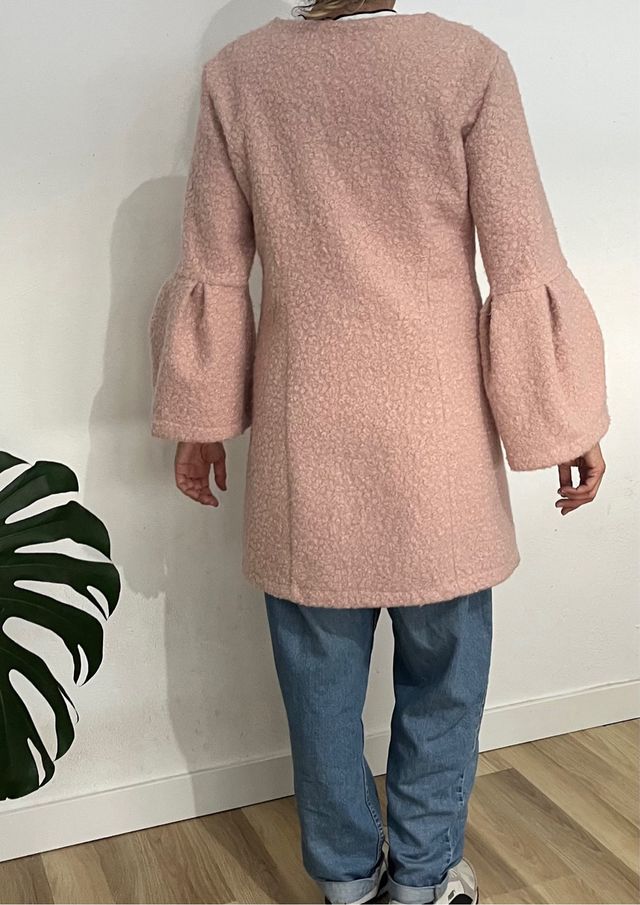 Abrigo rosa mujer