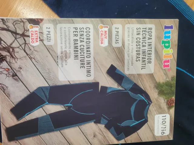 Conjunto térmico infantil sin costuras