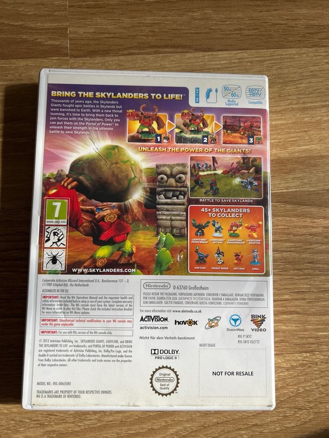 Juego Wii Skylanders Giants Activision