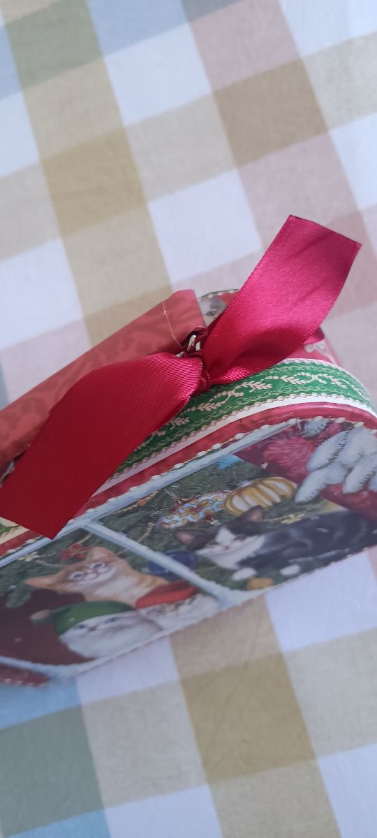 Scatola decorativa per Natale Gattini per la casa