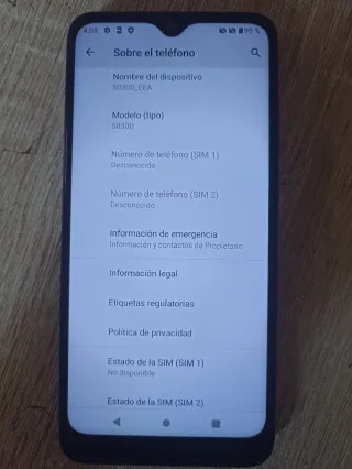 Telefono mobile Alcatel Nero