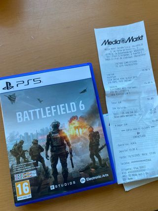 Battlefield 6 PS5. 3 años garantía