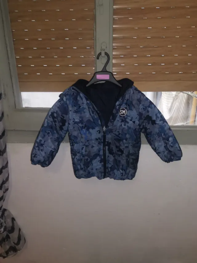 Chaqueta niño reversible
