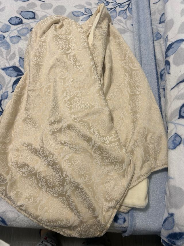 Tocado Fallera Beige Casi Nuevo